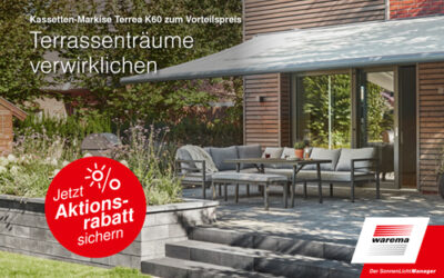 Aktionsrabatt: Kassetten-Markise