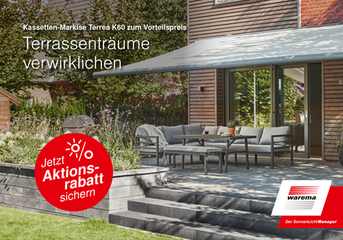 Aktionsrabatt: Kassetten-Markise